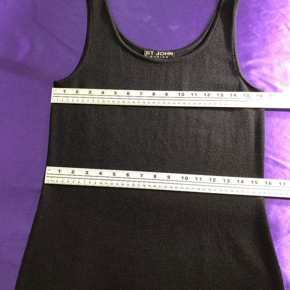 📌St. John Great Form Fitting Sleeveless Knit Dress - Picture 6 of 14